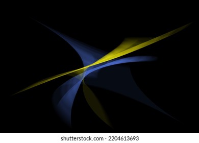 Abstract Waves Similar To Bezier Curves Screensaver In Older Windows. Avenger Galaxy.