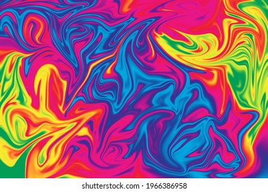 An Abstract Wavy Psychedelic Background Image.