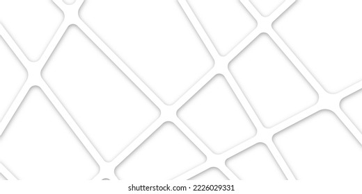 Abstract of white architectural structure pattern, Concept of future design .Creative and geometric shape with white luxury pattern and paper texture design in illustration with white line background	
