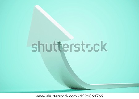 Similar – Image, Stock Photo Arrow up Education