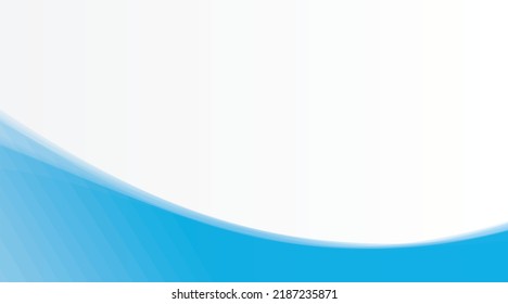 Abstract White Background Blue Curve Bottom Stock Illustration ...