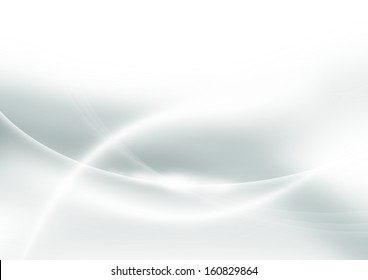 Abstract White Background With Smooth Lines