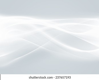 Abstract White Background With Smooth Lines