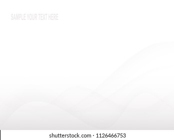 abstract white background with waves