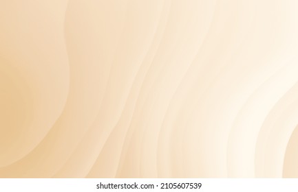 Abstract white brown creamy colors gradient and wave lines graphic design texture background  Use for cosmetics nature concept 