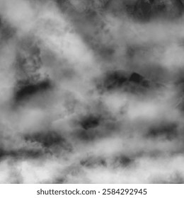 Abstract white color puffs of smoke swirl overlay on black background pollution. Royalty high-quality free stock image white color fog swirls fragments overlays on black backgrounds