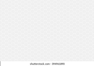 Abstract White Hexagon Texture Background. Geometric Mesh Material  Pattern Graphic Concept.