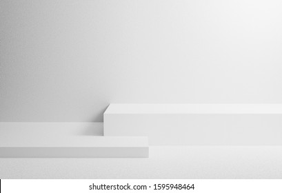 Abstract white wall background