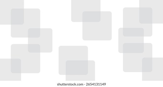 Abstract white rectangle shape geometric line background. abstract seamless modern white and gray color technology concept geometric rectangle vector background neomorphism style poster, banner design