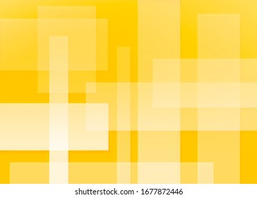 Abstract White Yellow Square Background