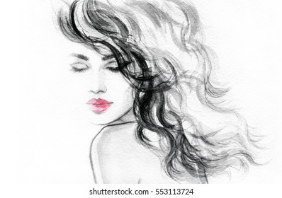 Abstract Woman Face Images Stock Photos Vectors Shutterstock