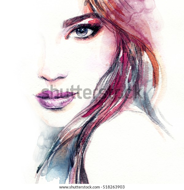 bol.com | Vrouwelijk Gezicht Abstract Poster (50x70cm) - Fashion - Poster -  Print - Wallified -...