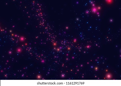 Purple Bright Glittering Light Circles On Stock Illustration 330171158