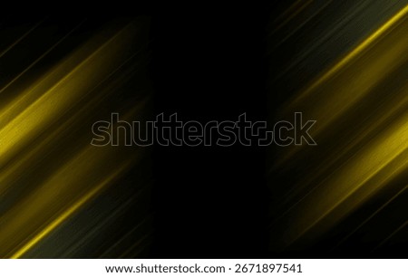 abstract yellow black background with rays light, color gradient motion blurred. use for empty studio room backdrop wallpaper showcase or product your. copy space for text
