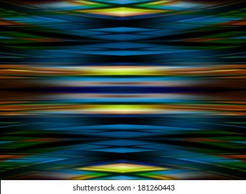 Abstract Yellow And Blue Stripes Background