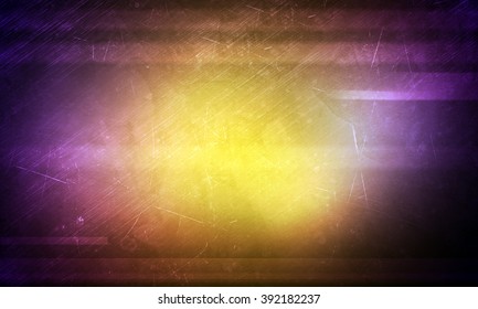 Abstract Yellow And Purple Background