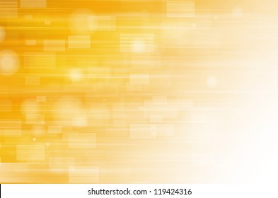 Abstract Yellow Tech Background.