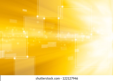Abstract Yellow Technology Background