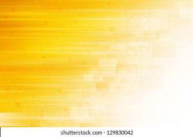 Abstract Yellow Technology Background.