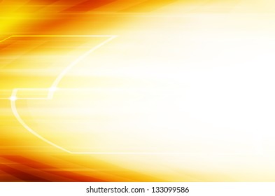 Abstract yellow technology background.