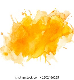 Watercolor Stains On White Background Abstract Stock Vector (Royalty ...