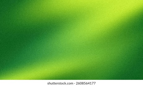 Abstract yellowish green gradient background with noise grain texture. Suitable for design, wallpaper or presentation.