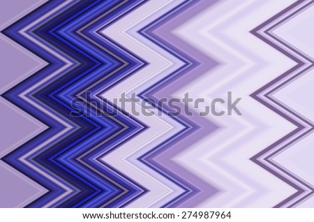 Abstract zigzag pattern with predominance of blue for background and decoration