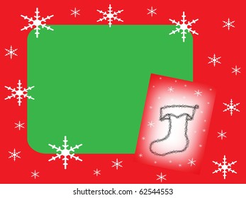 Abstract/Christmas Stocking/Text Box