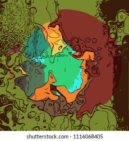 abstraction background ideal for various user design use for template trendy design cover poster leaflet decorated ad texture party innocent abstraction scene technique fun music performance fashionab
