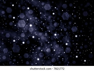 Abstraction starry background