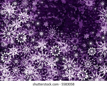 Abstraction  violet snow background