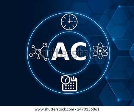 AC acronym, atomic clock is a device that measures time extremely accurately using the vibrations of atoms.