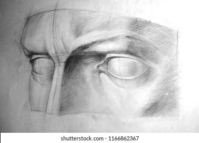 Academic Drawing Eyes Stock Illustration 1166862367 | Shutterstock