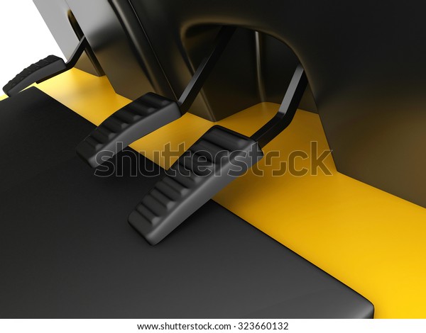 Accelerator pedal, brake and clutch forklift.\
industrial\
trucks