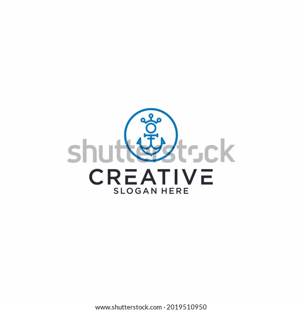 Achor Logo Graphic Design Other Use Stock Illustration 2019510950 ...