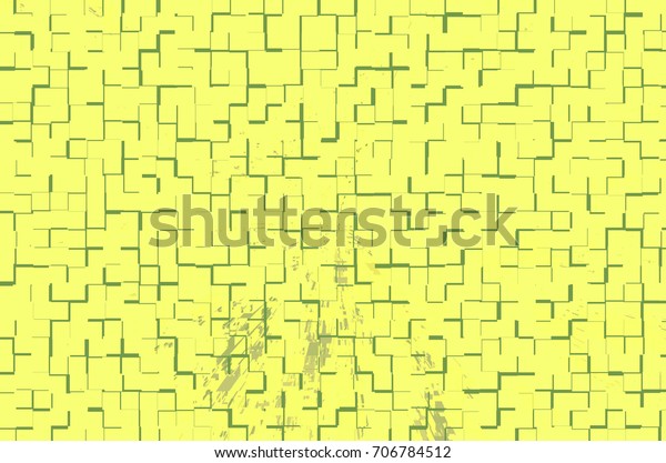 Acid
yellow digital background is divided into
squares