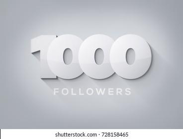 Acknowledgment 1000 Followers