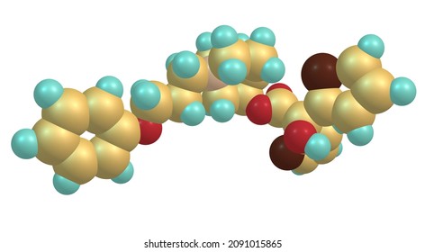 Aclidinium Bromide Is A Long-acting, Inhaled Muscarinic Antagonist. 3d Illustration