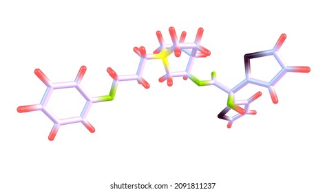 Aclidinium Bromide Is A Long-acting, Inhaled Muscarinic Antagonist. 3d Illustration