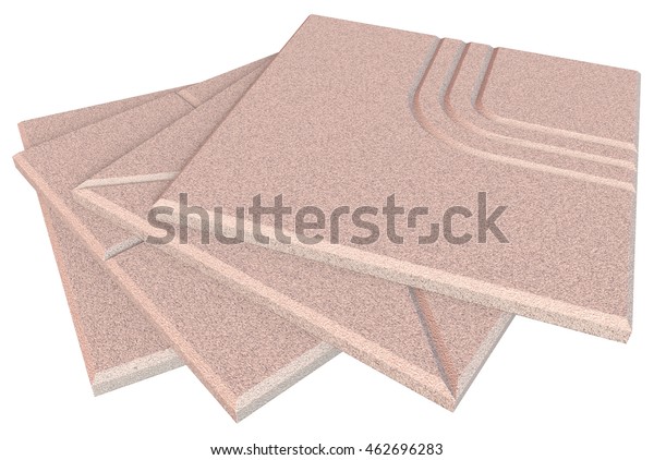 Acoustic Ceiling Tiles Isolated On White Stock Illustration