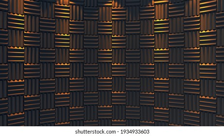 Acoustic Foam Background. 3d Illustration