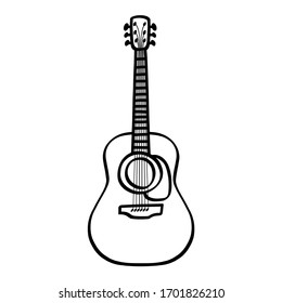 Guitar Outline Images, Stock Photos & Vectors | Shutterstock