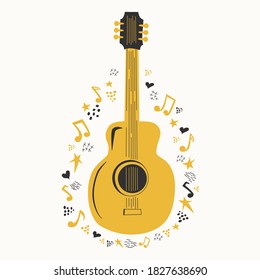 437 Nashville Guitars Stock Illustrations, Images & Vectors 