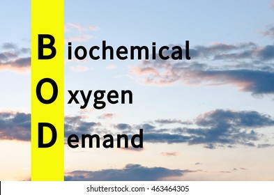 Acronym BOD As Biochemical Oxygen Demand