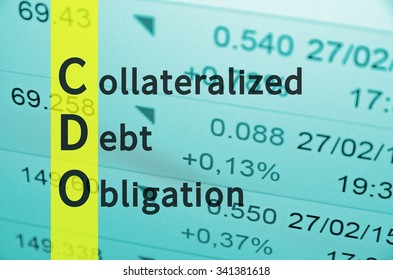 Acronym CDO As Collateralized Debt Obligation