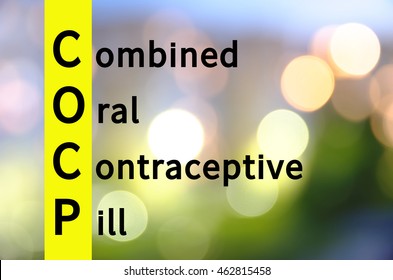 Acronym COCP As Combined Oral Contraceptive Pill