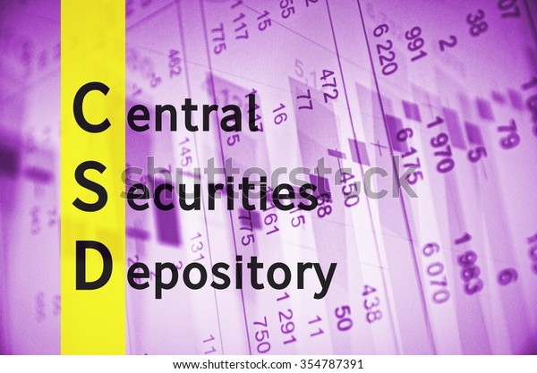 acronym-csd-central-securities-depository-stock-illustration-354787391