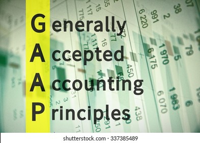 Acronym GAAP As Generally Accepted Accounting Principles