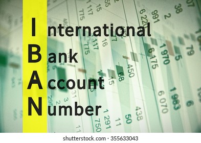 Acronym IBAN As International Bank Account Number