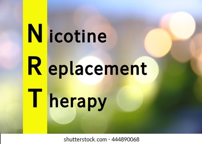 Acronym NRT As Nicotine Replacement Therapy